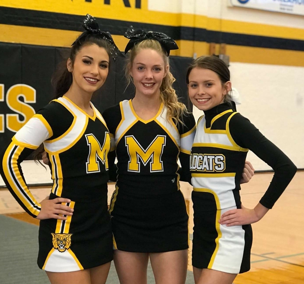 Three 'Cats Cheerleaders Achieve All-Region Status in McAlester Tuesday; Leap to State Competition This November