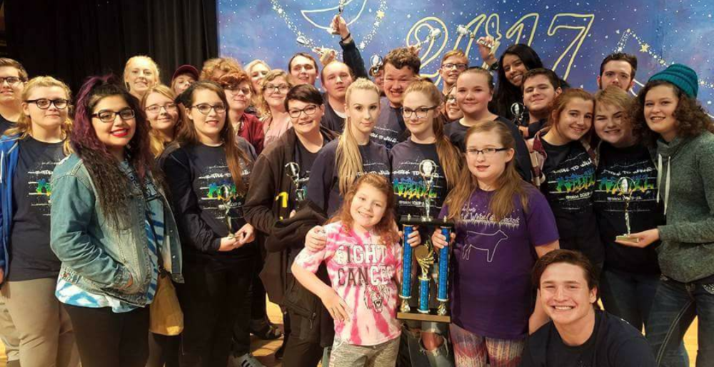 Madill Speech Team Starts with Golden Trophy from Marlow Saturday